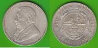 Südafrika 2 Shillings 1896 Ohm Krüger, sehr hübsch EF / AU, eine winzige Stelle berieben