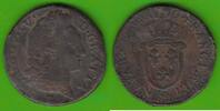 Frankreich 1/2 Sol d´Aix Ludwig XV. 1715-1774, Aix, selten -