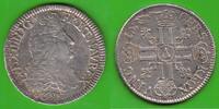 Frankreich Ecu aux 8 L Louis XIV. 1643-1715, Sonnenkönig, hübsch -