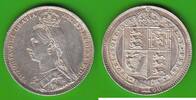 Großbritannien Shilling Victoria 1837-1901, hübsch -