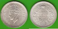 1 Rupee 1945 L Britisch-Indien George V. 1910-1936, Lahore, toll erhalten, selten vz-st/st