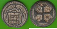 20 Bazarucos 1800 Portugiesisch-Indien Diu Maria I. 1786-1799, selten knappes sehr schön