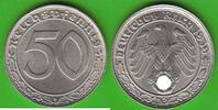 Drittes Reich 50 Reichspfennig sehr hübsch -