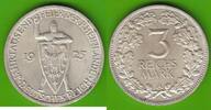 Weimarer Republik 3 Reichsmark 1925 A Rheinlandfeier, toll erhalten vz-s... 66.33 US$  +  8.65 US$ shipping