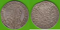L&uuml;beck Bistum 2/3 Taler 1678 August Friedrich 1666-1705, toll erhalten, ... 865.22 US$  +  8.65 US$ shipping