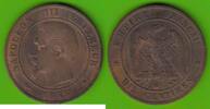 Frankreich 10 Centimes 1855 BB Napoleon III. 1852-1870, Stra&szlig;burg sehr s... 9.79 US$  +  4.61 US$ shipping