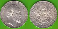 W&uuml;rttemberg Vereinstaler 1865 Karl 1864-1891, sehr h&uuml;bsch vz-st/fast st 559.51 US$  +  8.65 US$ shipping