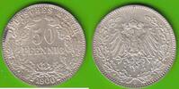 Kaiserreich 50 Pfennig 1900 J selten vz-/vz 379.54 US$  +  8.65 US$ shipping