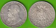 Sachsen-Meiningen 2 Mark 1915 Georg II. 1866-1914, auf seinen Tod, h&uuml;bsc... 298.79 US$  +  8.65 US$ shipping
