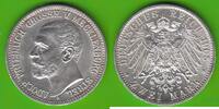 Mecklenburg-Strelitz 2 Mark 1905 Adolf Friedrich V. 1904-1914, h&uuml;bsch, s... 1,326.67 US$ free shipping