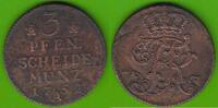 Brandenburg-Preußen 3 Pfennig Friedrich II. der Große 1740-1786 -