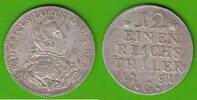 Brandenburg-Preußen 1/12 Taler Friedrich II. der Große 1740-1786, Kleve, hübsch -