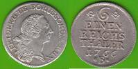 Brandenburg-Preußen 1/6 Taler Friedrich II. der Große 1740-1786, Breslau, sehr hübsch -