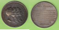 Russland Silbermedaille Bündnis mit Preußen und Österreich, Prachtstück, sehr selten -