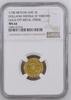 Goldabschlag von Bezemstuiver (1/2 Dukat) 1738 Holland GOLD, toll erhalten NGC MS 64