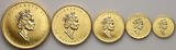 Canada Set 5 - 50 Dollars 2001 Elizabeth II, Maple Leaf, Viking Privy Mark, 1/20 - 1 oz BU