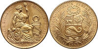 Peru 100 Soles Soles Oro -