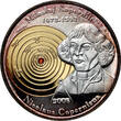 COOK ISLANDS 5 Dollars (Ag) + 10 Dollars (Au) 2008 Elizabeth II, Nicolaus Copernicus Proof