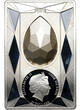 COOK ISLANDS 20 Dollars 2013 Silver Luxury Line, Crystal PF
