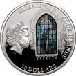 COOK ISLANDS 10 Dollars 2012 Windows of Heaven - Church of st. Francis (Kraków, Poland) PF
