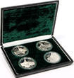 CHINA  Set of 4 coins, 4 x 5 yuan 1984 Proof