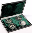CHINA  Set of 4 coins, 4 x 5 yuan 1984 Proof