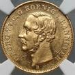 GERMANY (HANNOVER) 5 Thalers 1855 B Georg V, Hannover NGC AU 58