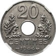 FRANCE 20 Centimes 1944 NGC UNC Details