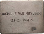 BELGIUM Plaque L Effort, J. Witterwulghe EF