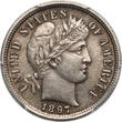 USA Dime (10 Cents) 1897 Barber Dime PCGS MS63