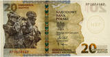 20 Złotych 2022 Set of 10 (TEN) Bank Notes, Protection of Polands