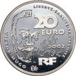 FRANCE 20 Euro 2002 Gavroche Proof