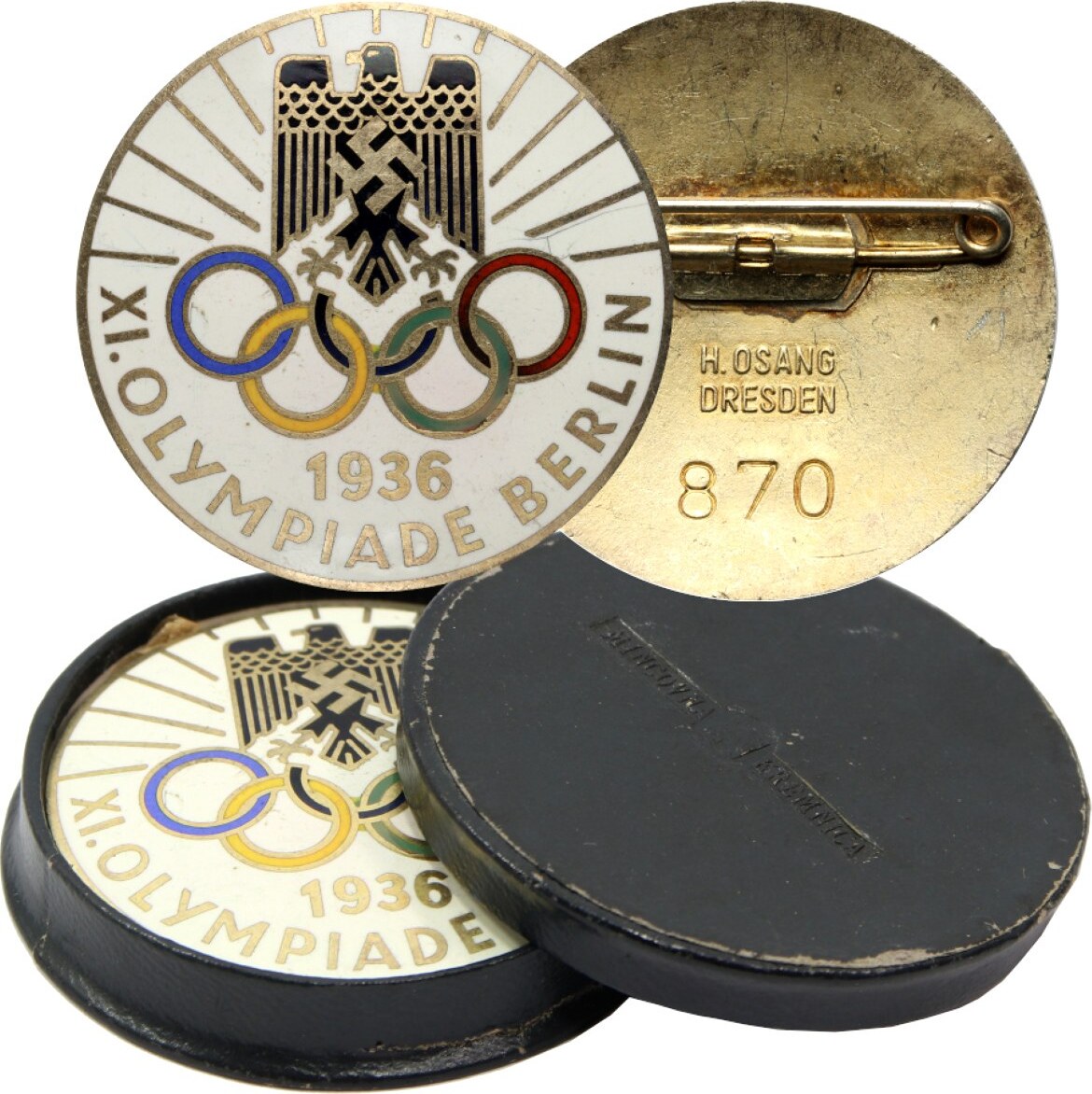 GERMANY Memorabilia Set, Berlin 1936 11th Olympic Games Very Nicely  Preserved