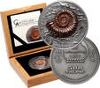 MONGOLIA 500 Tögrög Ammonite, Series: Evolution of Life, 1 Oz Ag999 -