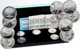 CHINA Set of 5 coins, 4 x 5 Yuan 2022 + NIUE 1$ 2021, Olympic Games in Beijing -