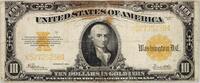 USA 10 Dollars Gold Certificate, Signatures: Speelman and White, S/N K52725238 -