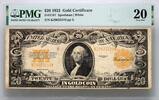 USA 20 Dollars Gold Certificate, Signatures: Speelman and White, S/N K29635519 -