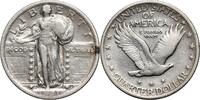 USA 25 cents Standing Liberty -