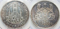 FREE CITY OF DANZIG 5 Gulden PROOF -