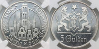 FREE CITY OF DANZIG 5 Gulden PROOF -