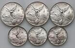 Mexico Libertad, 1/10 and 1/20 onza, 6 pcs -