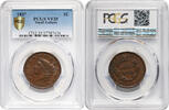 USA 1 Cent Coronet Head, Small Letters -