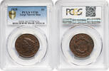 USA 1 Cent Coronet Head Cent, Large Narrow Date -