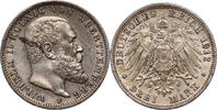 GERMANY (WÜRTTEMBERG) 3 Mark Wilhelm II -