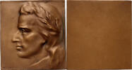 GERMANY Plaque Schiller, Engraved Hofned -