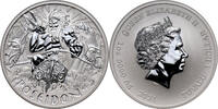 TUVALU 1 Dollar Elizabeth II, Poseidon -