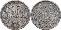 GERMANY 50 Pfennig Wilhelm I, Hanover -
