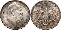 GERMANY (BAVARIA) 2 Marks Otto, 90th Birthday of Prince Regent Luitpold -