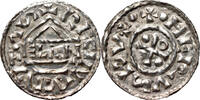 GERMANY (BAYERN) Denar Heinrich II der Zänker, Regensburg, mintmaster ELLN -