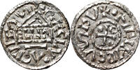 GERMANY (BAVARIA) Denar Heinrich II der Zänker, Regensburg, mintmaster ELLIN -